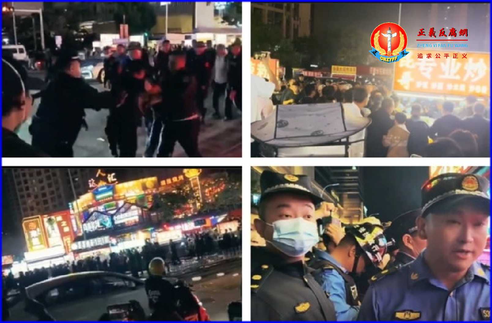 微视频｜云南昆明海乐世界夜市摊贩大战城管...